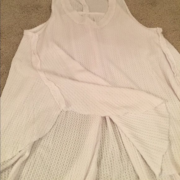 Free People waffle tank top - Picture 6 of 6